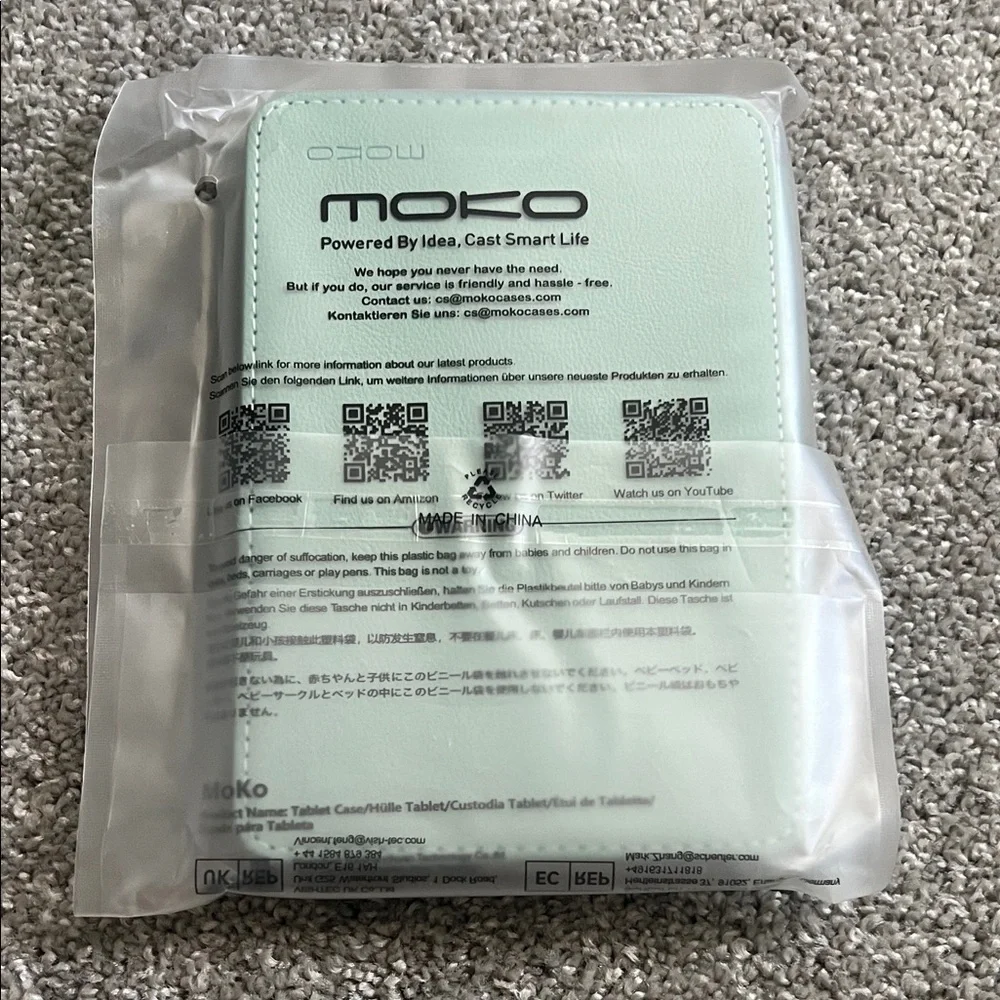 MOKO Soft Mint Kindle Case